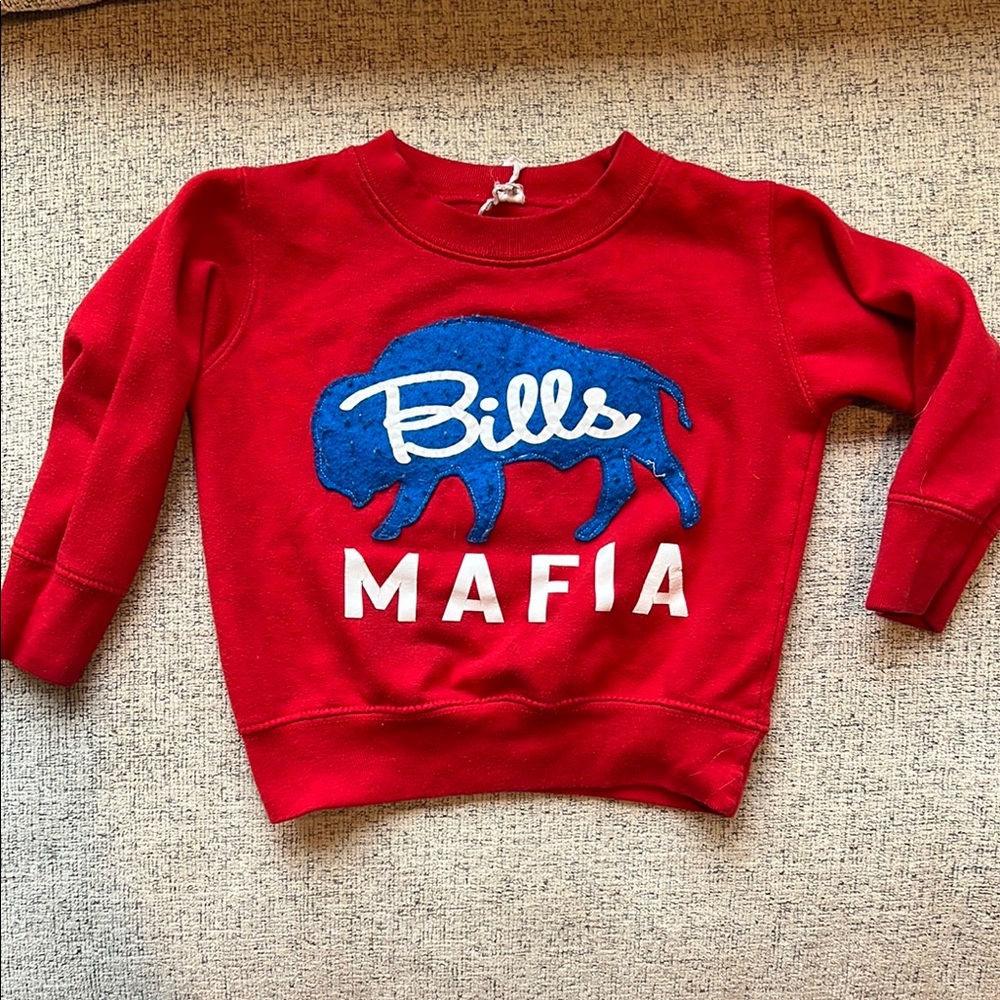 Buffalo David Bitton Red Blue Graphic Sweatshirt